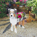 Australian Shepherd Dog Planter Plant Pots,Cute Garden Dog Flower Planter,Dog Planters Birthday Gifts for Women,Office,Indoor/Outdoor Decor（9.45 * 5.51 * 13.82in） by GreenHaven Gardens
