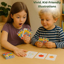 TGC Snap Cards 3-in-1 Summer Card Game Set for Kids – 3 Decks, Educational Memory Match & Creativity, 52 Durable Playing Cards for Ages 4 & Up, Fun Family Game Night, Travel-Friendly, Screen-Free Play by TinyTreasures Baby Boutique