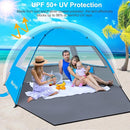 Gorich Beach Tent Sun Shelter for 3/4-5/6-7/8-10 Person with UPF 50＋ UV Protection, Lightweight & Easy Setup Beach Shade Canopy, Portable Beach Shade Tent Beach Cabana by TinyTreasures Baby Boutique