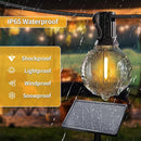 50ft Solar String Lights with Remote, 25+1 LED Bulbs Patio Lights Outdoor Waterproof, G40 Dimmable Deck Lights for Outside Garden Fence Backyard Decor by GreenHaven Gardens