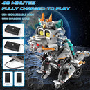 STEM Building Toys for Kids 6-14, Remote & APP Controlled 3in1 STEM Dinosaur Motorcycle Robot Building Kit for Kid with Music Spray, 646 Pcs Building Blocks Set Birthday Xmas Gift Ideas for Boys Girls by TinyTreasures Baby Boutique