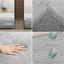 ACOMOPACK Baby Play Mat for Floor 1.3" Thick Memory Foam Play Mat 79"×157 Tummy Time Crawling with Non-Slip Bottom for Living Room,Nursery,Soft Velvet Playpen Mats for Kids,Infants（Light Grey） by TinyTreasures Baby Boutique
