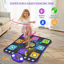 Dance Mat Toys for 3-12 Year Old Girls - Light Up 8 Buttons Dance Mat for Kid Age 4-8 Bluetooth Dance Pad - Kids Toy 8-12 Year Olds, Birthday for 3 4 5 6 7 8 9 10+ Year Old Boys Kids by TinyTreasures Baby Boutique