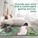Play Rug for Playroom 2x3 Car Mat Town City Road Map for Boys Bedroom Fun Car Play Area Carpet Non-Slip Washable by TinyTreasures Baby Boutique