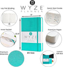 Undated Daily Planner – 1-Year B5 Productivity Organizer with Two-Page Weekly Spread, Goal Setting, Habit Tracker, Weekly & Monthly Pages – Hardcover Time Management Notebook (Turquoise) by TinyTreasures Baby Boutique