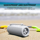 MIATONE Boombox Portable Bluetooth Speaker Wireless Outdoor Waterproof Speaker - Grey by TinyTreasures Baby Boutique