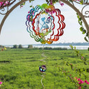 Wind Spinner - Fairy Wind Spinners Outdoor, Hanging Wind Sculpture, 3D Metal Fairy Wind Catcher, Kinetic Garden Decoration Yard Art Decor, Lovely Gifts for Mother Wife Sister Daughter Girl by GreenHaven Gardens
