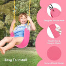 TURFEE Swings for Outdoor Swing Set -SwingSeat Replacement Kits with Heavy Duty Chains - Backyard Swingset Playground Accessories for Kids (Pink) by GreenHaven Gardens