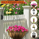 Swivel Hanging Plant Bracket Outdoor: Long Swivel Bird Feeder Hanger Bracket for Tree - Wall Mount Swivel Hook for Hummmingbird 22Inch by GreenHaven Gardens
