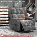 Lazy Boy Recliner Chair, Postoperative Recovery，Retractable 23'' Extra-Long Leg Support Lift Chair Hold up to 400lb，25.5'' Oversized Recliner seat for Big and Tall by CozyNest Decor