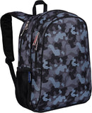 Wildkin 15-inch Kids Backpack – Durable, Padded, Adjustable for School & Travel - Black Camo by TinyTreasures Baby Boutique