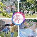 Automatic Gatling Bubble Gun,Big Size 7.5"x16.7",That Produces Thousands of Bubbles per Minute, Suitable for Children and Adults and Perfect for Summer Indoor and Outdoor Parties by TinyTreasures Baby Boutique
