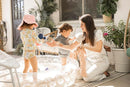 Tiny Twinkle Mess-Proof Waterproof Wet Dry Bag | 2-Pack Reusable Wet Bags for Swimsuits & Baby Clothes | Leakproof Wet Bag for Travel & Diaper Changes for Baby (Lotus) by TinyTreasures Baby Boutique
