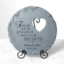 Let's Make Memories Personalized Always in Our Hearts Memorial Garden Stone - Sympathy Marker by CozyNest Decor