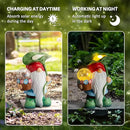 Garden Gnome Decor, Solar Gnomes Decorations Outdoor Gnome Statue Figurine with Solar LED Lights for Outside Lawn Patio Yard Gifts for Mom/Grandma/Birthday by GreenHaven Gardens