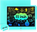 Toys for 3 4 5 6 7 8 Years Old Boys Girls, LCD Writing Tablet 15 Inch Doodle Board, Electronic Drawing Pads Drawing Tablet, Educational Birthday Gift for 3-6 Years Old Kids Toddler (Blue) by TinyTreasures Baby Boutique