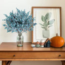 Sggvecsy 15 Pcs Babys Breath Artificial Flowers Gypsophila Bouquets Bulk Real Touch Fake Silk Flowers for Home DIY Floral Arrangement Table Centerpiece Fall Thanksgiving Autumn Decoration (Fall Blue) by CozyNest Decor