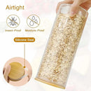 Glass Jars with Bamboo Lids, 58 oz 3 Pcs Kitchen Glass Containers with Bamboo Lids, Airtight Glass Pantry Storage Containers with Lids for Rice, Flour, Nuts, Cookie, Pasta, Oatmeal, Bean by CozyNest Decor