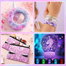 Unicorn Gifts for Girls Age 4 5 6 7 8 9 10, Kids Unicorn Toys with Mini Karaoke Machine/Glowing Blanket/Night Light/Headband/Bracelets, Birthday Graduation Gifts for Daughter Niece by TinyTreasures Baby Boutique