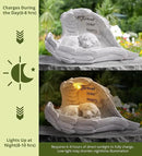 Pet Dog Solar Garden Memorial Statue – Outdoor Resin Angel Puppy with Solar Light, Guardian Angel Dog Memorial Gift for Patio, Lawn, Yard, or Garden Decor by CozyNest Decor