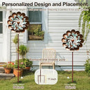 Wind Spinners for Yard and Garden Large, 84 Inch Wind Spinners Outdoor Metal, Wind Sculptures & Spinners Birthday Gifts for Family or Friends(Classical Flower) by CozyNest Decor