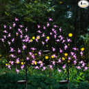 4 Pcs Pink Flamingos Yard Decoration Solar Flamingo Stake Lights Outdoor LED Yard Decorations for Pathway Lawn Patio Walkway Christmas, 29.5" Height by GreenHaven Gardens