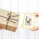 Vittanly 6x8 Picture Frames Set of 9, Shatter Resistant Plexiglass, Display 4x6 Pictures with Mat or 6x8 without Mat, Photo Frames for Wall or Tabletop, Engineered Wood, Gold by CozyNest Decor