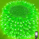 500 LED Green Christmas Lights Outdoor, 165ft Green String Lights Indoor Clear Wire 8 Modes Waterproof Plug in Green Twinkle Fairy Lights with Timer Memory for Room Tree Party Decorations by GreenHaven Gardens