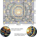 Lunerfex Sun Tapestry Stained Glass Tapestry Wall Decor Tapestries for Bedroom Boho Tapestries Wall Hanging for Bedroom Living Room Glass-Sun-01 60"x80" by CozyNest Decor