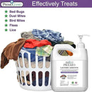 Premo Guard Bed Bug, Mite & Lice Laundry Detergent Additive 128 oz – Child & Pet Friendly – Stain & Odor Free – Best Natural Non-Toxin Treatment by CozyNest Decor