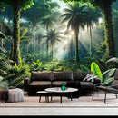 BSFHH Nature Tapestry Forest Tree Sea Cave Wall Hanging, Stream Through Rainforest Landscape Wall Art Tapestry for Bedroom Living room (Rainforest, 59" × 51", Unframed) by CozyNest Decor