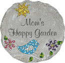 Let's Make Memories Personalized Mosaic Garden Stone - for Grandma, Mom - Large Stone - Personalize Message by CozyNest Decor