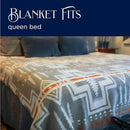 Beacon Blankets Southwestern Agawam Design Throw - 90" x 90" Blanket Only - Premium Plush Blanket Can be Used for Queen or King Size Bed by CozyNest Decor