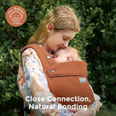 Momcozy Baby Carrier with Natural Cotton Linen, Built to Last, Ergonomic Design, 7-44lbs for Infant and Toddler, Lightweight and Comfortable, Hands-Free for Moms&Dads, Sepia by TinyTreasures Baby Boutique
