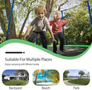 12FT 14FT Trampoline with Slide and Swings, ASTM Approved Outdoor Trampoline with Basketball Hoop and Ladder, Capacity for 5-7 Kids and Adults by TinyTreasures Baby Boutique