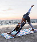 Non Slip Yoga Mat TPE Workout Mat for Men Women, Thick Workout Mat with Carrying Strap, Fitness Mats for Exercise, Yoga, Fitness, Pilates, Floor Workouts (72" x 24" x 6mm) by TinyTreasures Baby Boutique