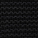 REDEARTH Cube Pouf Foot Stool Ottoman - Hand Knitted Poof - Cord Boho Pouffe - Home Décor - Stuffed Footrest for Living Room - Bedroom - Covered Patio (16" x 16" x 16") - Black by CozyNest Decor