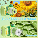 2 in 1 Microscope for Kids & Video Camera, 1000X Digital Microscope with 2.4" Screen, 1080P Portable Handheld Kids Camera Toys, STEM Educational Science Kit Toys for 3-12 Age Years Old Boys Girls by TinyTreasures Baby Boutique