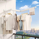 Wall Mounted Clothes Drying Rack, Collapsible Laundry Drying Rack, Retractable Foldable Drying Rack Clothing for Hanging Clothes by CozyNest Decor