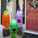 32" Front Porch Light up Halloween Figure Décor, Kit Standing Trick or Treat Indoor and Outdoor Decorations-Alien by CozyNest Decor