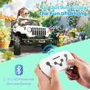 SEALIGHT 12V Kids Ride On Car Truck w/Parent Remote Control, Electric Car for Kids Children Ride On Toy Toddler with Double Doors/Safety Belt/LED Lights/Music Player/Bluetooth by TinyTreasures Baby Boutique