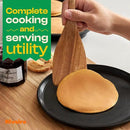 Riveira's 6-Piece Kitchen Essentials - Wooden Spoons for Cooking and Comprehensive Cooking Utensils Set by CozyNest Decor