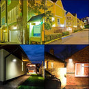 Luwint Solar Motion Lights Outdoor, Waterproof Solar Powered Flood & Security Lights for Outside, Motion Sensor by GreenHaven Gardens