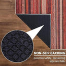 Keen Home Design 2x10 Rug - Machine Washable Runner with Non-Slip Backing, Ideal for Hallway, Entryway, Kitchen, Laundry Room - Vintage, Easy Clean, Durable, Low Pile Rug - (2'6" x 10') by CozyNest Decor