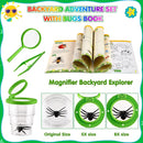INNOCHEER Kids Explorer Kit & Bug Catcher Kit & Safari Costume Kit, Outdoor Exploration Set with Hat, Vest, Butterfly Net and Bugs Book for Boys Girls 3-12 Years Old (Camouflage Green) by TinyTreasures Baby Boutique