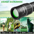 16X52 Monocular Telescope High Powered for Adults, 2023 Power Prism Compact Monoculars for Adults,HD Monocular Scope for Gifts, Outdoor Activity,Bird Watching,Hiking,Concert,Travelling by TinyTreasures Baby Boutique