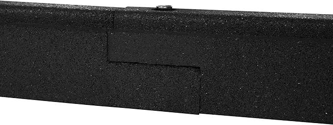 Playsafer Rubber Playground Border Edging Kit, 6' Flexible Heavy Duty Rubber Interlocking Playground Timber, No Dig Easy to Install (Black, 16 Pack), photo 4 of 4