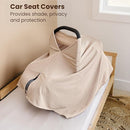 Konssy Nursing Cover for Breastfeeding, Soft & Breathable Privacy Poncho, Multi-Use Feeding Shawl, Comfortable & Portable Breastfeeding Cover for Women (Beige) by TinyTreasures Baby Boutique