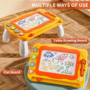 NIPLOOW Magnetic Drawing Board for Kids 3 4 5 6 Years Old Girl Boy, Writing Painting Magnet Doodle Pad Early Educational Learning Kids Toys for Toddlers Birthday Christmas Gifts by TinyTreasures Baby Boutique