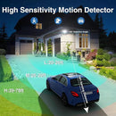 150W Motion Sensor Lights Outdoor for Outside, 15000LM LED Flood Lights Outdoor Wired Dusk to Dawn, Exterior Security Floodlight Fixture Waterproof IP65, Outdoor Lighting for House, Garage 2 Pack by GreenHaven Gardens